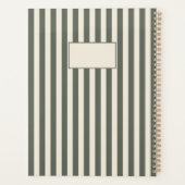 Personalized Striped Planner 20XX Planer (Rückseite)