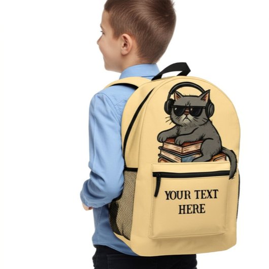 Personalized Student Gear Too Cool for School  Bedruckter Rucksack