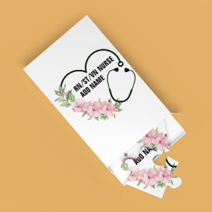 Personalized Student-Registered-Veteran Nurse Name Puzzle