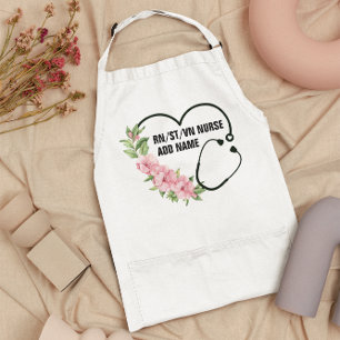 Personalized Student-Registered-Veteran Nurse Name Schürze