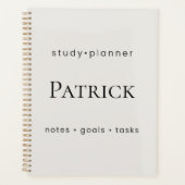 Personalized Study Planner Aesthetic StudentWeekly Planer (Vorderseite)