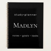Personalized Study  Weekly Planner  Planer (Vorderseite)