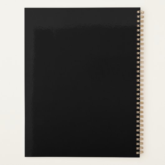 Personalized Study  Weekly Planner  Planer (Rückseite)