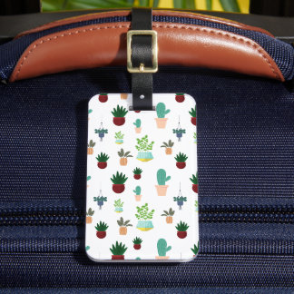 Personalized Succulent Cacti Gepäckanhänger