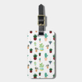 Personalized Succulent Cacti Gepäckanhänger (Vorderseite vertikal)