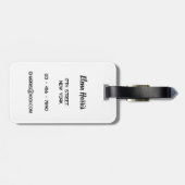 Personalized Succulent Cacti Gepäckanhänger (Rückseite horizontal)