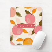 Personalized Summer Colorful Strawberry Pattern Mousepad (Mit Mouse)