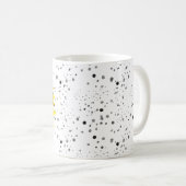 Personalized sunflower coffee mug kaffeetasse (VorderseiteRechts)