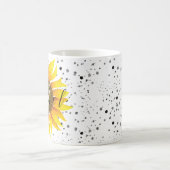 Personalized sunflower coffee mug kaffeetasse (Mittel)