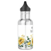 Personalized Sunflower Flower Teacher Appreciation Edelstahlflasche (Links)