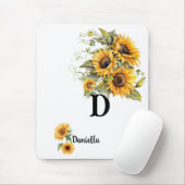 Personalized Sunflower Mousepad (Mit Mouse)