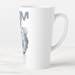 Personalized Super Mom with Son and Daughter Gift Milchtasse