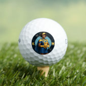 Personalized Superhero Callaway Warbird Golf Balls Golfball (Insitu T-Shirt)