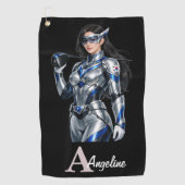 Personalized Superhero Golf Towel Golfhandtuch (Vorderseite)