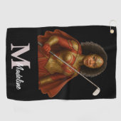 Personalized Superhero Golf Towel Golfhandtuch (Horizontal)