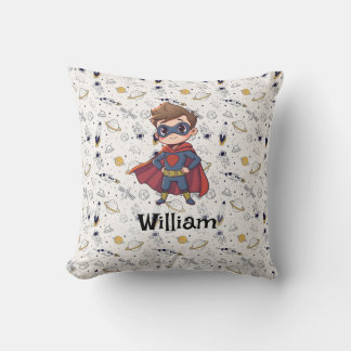 Personalized Superhero Name Pillow - Kids Pillow Kissen