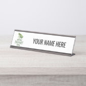 Personalized Support Independent Media Desk Schreibtischnamensplakette (Vorderseite )