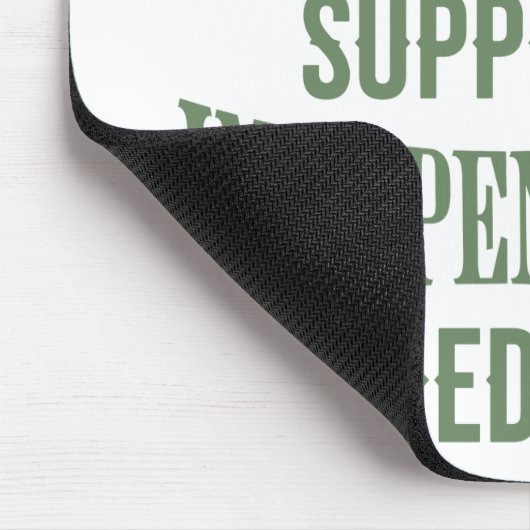 Personalized Support Independent Media  Mousepad (Ecke)
