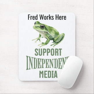 Personalized Support Independent Media  Mousepad
