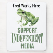 Personalized Support Independent Media  Mousepad (Vorne)