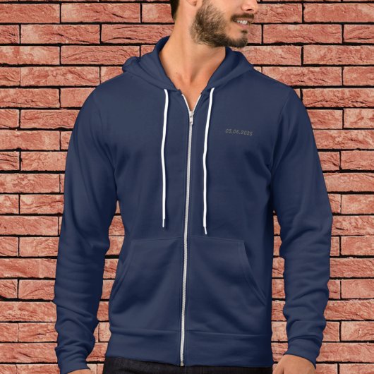 personalized sweatshirt with date casual