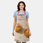 Personalized Sweet Custard Tart Pattern Schürze (Getragen)