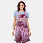 Personalized Sweet Purple Ice Cream Dream Schürze (Getragen)