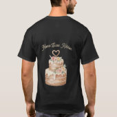 personalized-T-Shirt - Custom Name Baker Gift T-Shirt (Rückseite)