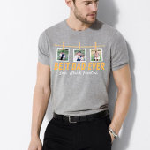 Personalized T-shirt for dad with family photos