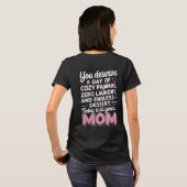 Personalized T-shirt Mother's Day (Schwarz voll)