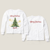 Personalized T-Shirt Tri-Blend Shirts (Design Vorderseite & Rückseite)