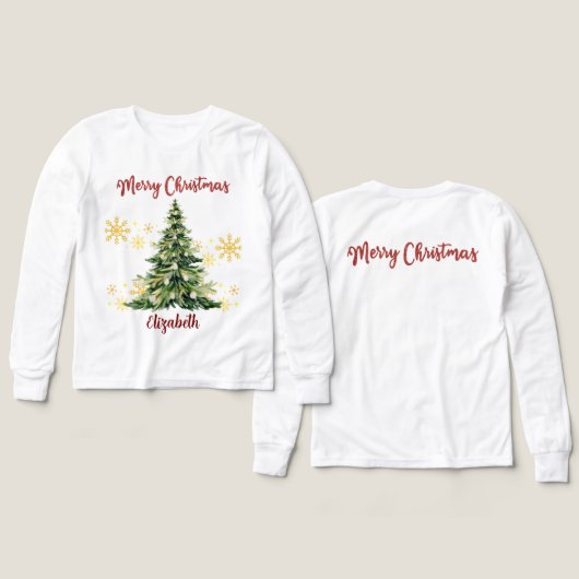 Personalized T-Shirt Tri-Blend Shirts (Design Vorderseite & Rückseite)