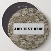 Personalized Tactical Military Camo Button (Vorne & Hinten)