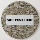 Personalized Tactical Military Camo Button (Vorderseite)
