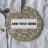 Personalized Tactical Military Camo Button (Beispiel)