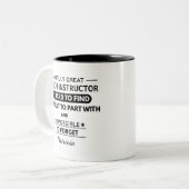 Personalized Tai Chi Instructor Zweifarbige Tasse (Vorderseite Links)