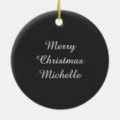 Personalized Tarantula Spider Christmas Keramik Ornament (Hinten)