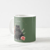Personalized Taurus Cat Mug with Name Kaffeetasse (Vorderseite Links)