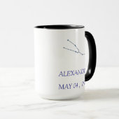 Personalized Taurus Constellation Mug - Custom Sta Tasse (VorderseiteRechts)