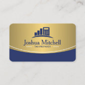 Personalized Tax Preparer Professional Accountant Visitenkarte (Vorderseite)