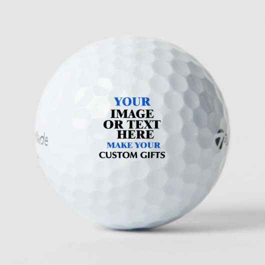 Personalized Taylormade Custom Golf Balls - Gift Golfball (Vorderseite)