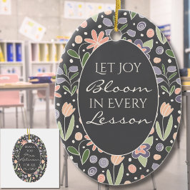 Personalized Teacher Appreciation Ornament