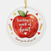 Personalized Teacher Appreciation Ornament (Vorne)