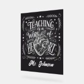 Personalized Teacher Gift Poster – Classroom Decor (Winkel)