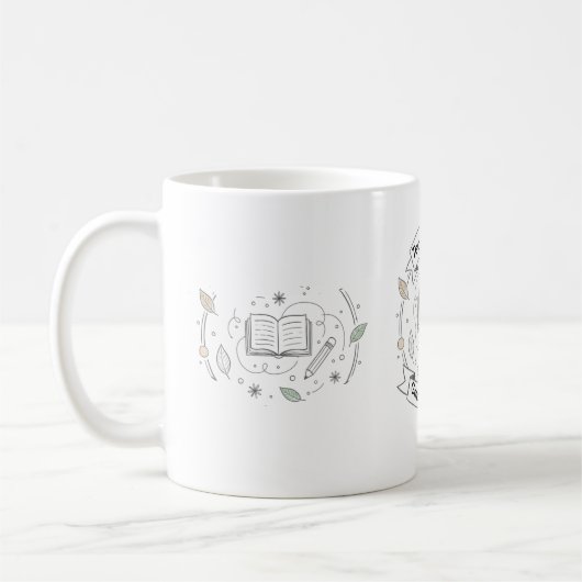 Personalized Teacher Name Mug – Graduation Year Kaffeetasse (Links)