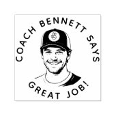 Personalized Teacher Stamp With Custom Photo Stamp Permastempel (Design)