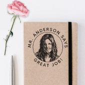 Personalized Teacher Stamp With Custom Photo Stamp Permastempel