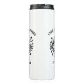 Personalized Tech Thermal Tumbler with Custom Text Thermosbecher (Rückseite)