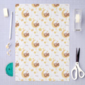 Personalized Teddy Bear Moon Baby Shower Seidenpapier (Handwerk)