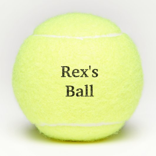 Personalized Tennis Ball for a favorite fur baby (Vorderseite)